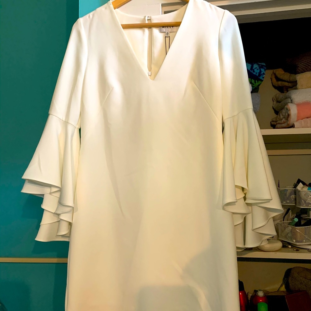 Milly white mini Nicole dress
